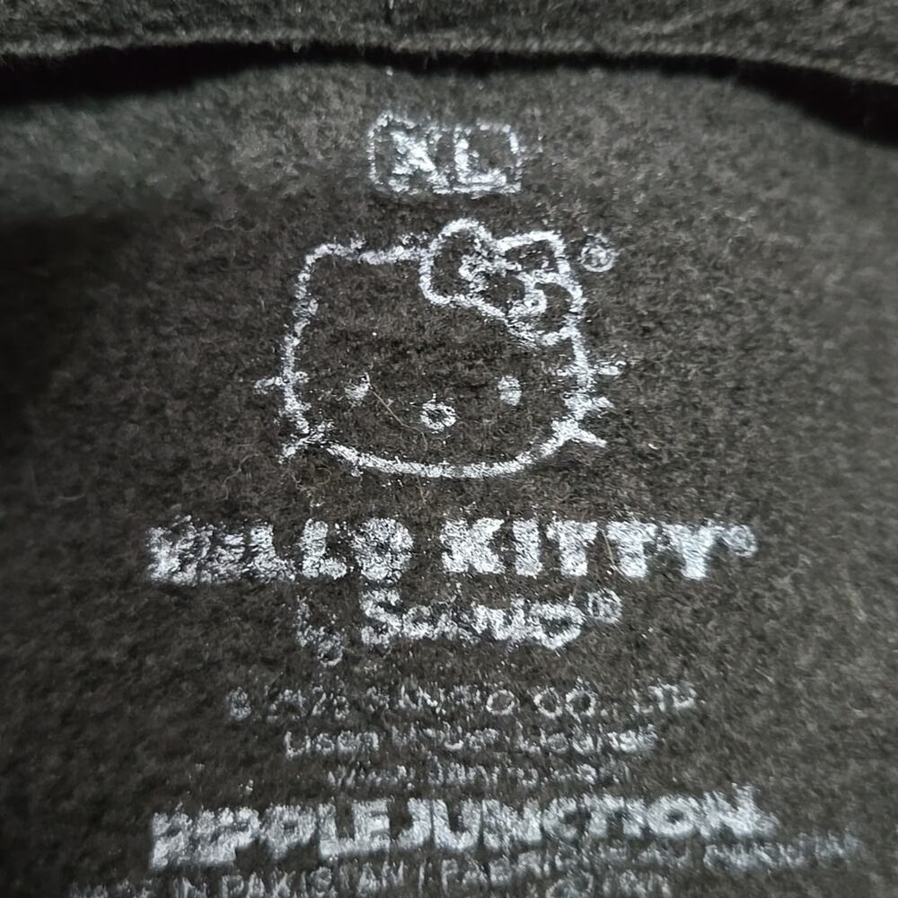 Ripple Junction Hello Kitty Moon Tarot Card Hoodie Graphic Black XL - Picture 4 of 5